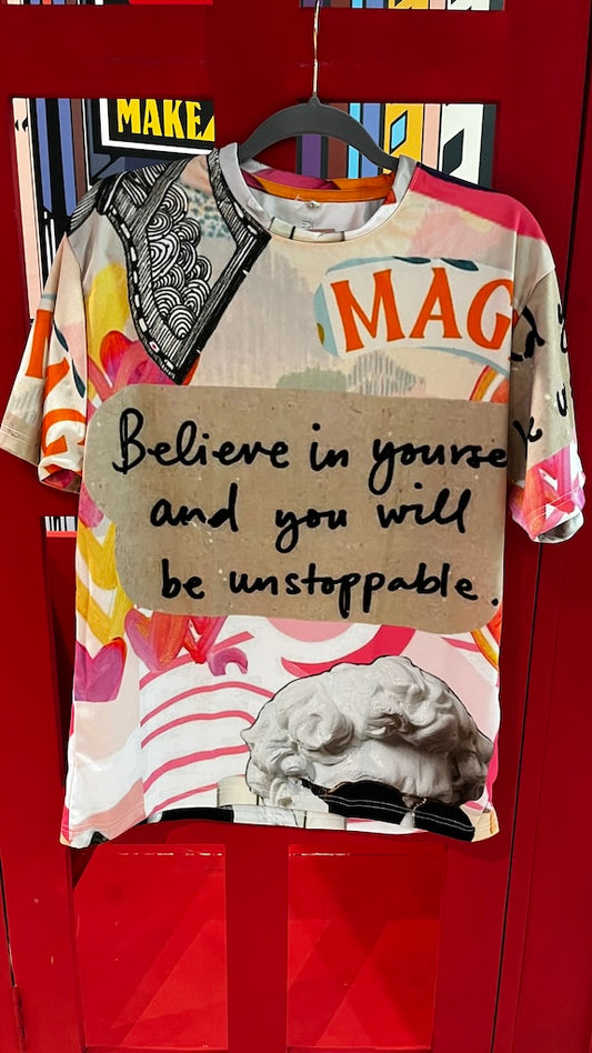 Believe In Yourself - Oversized Unisex T-Shirt