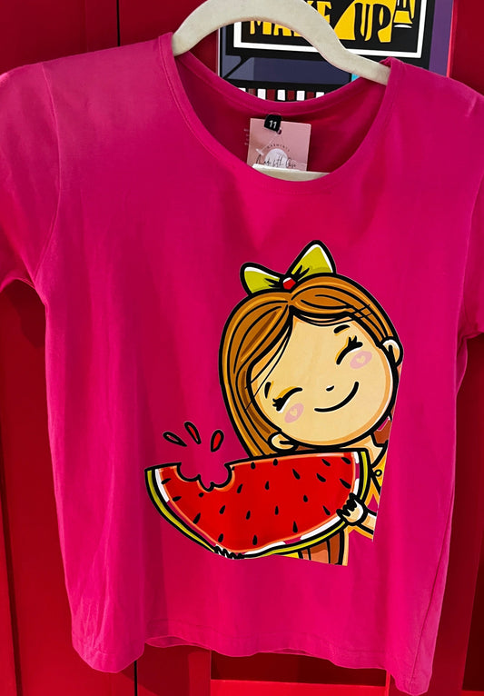 Strawberry Girl - Kids T-Shirt