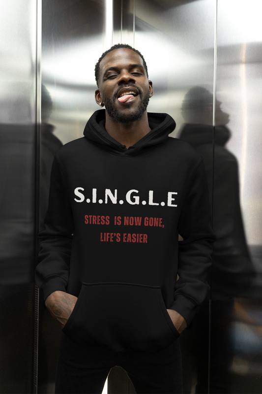 Single Men's Relaxed Fit Hoodie